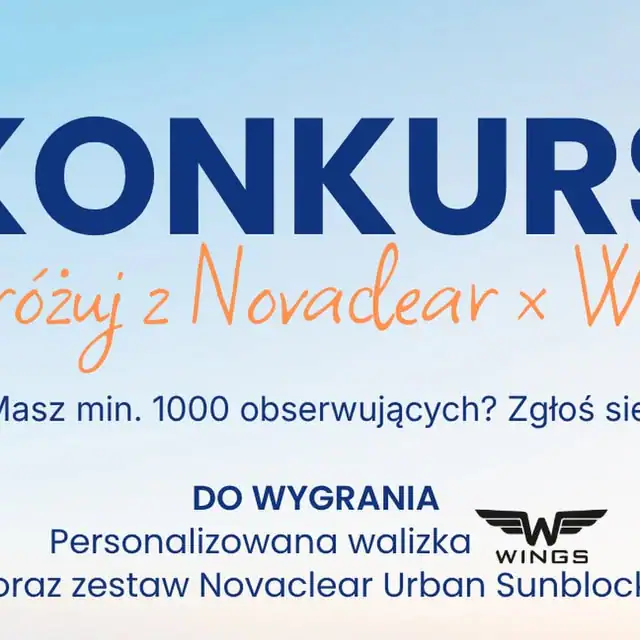 Konkurs Novaclear x Wings "Podróżuj z Novaclear "