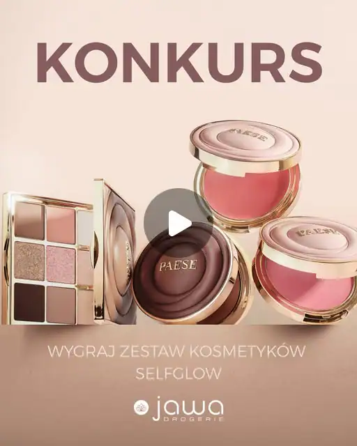 Konkurs Drogerie Jawa "Wygraj zestaw kosmetyków Paese Self Glow"