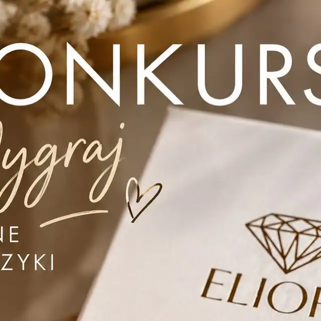 Konkurs ELIORA "Pozłacane kolczyki z zielonymi cyrkoniami"