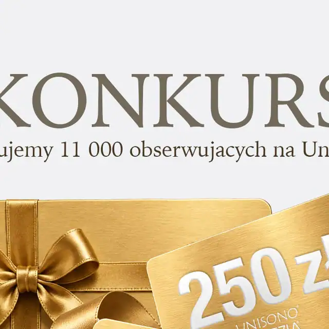 Konkurs UNISONO x VENEZIA "Karty podarunkowe 500 zł" — tło