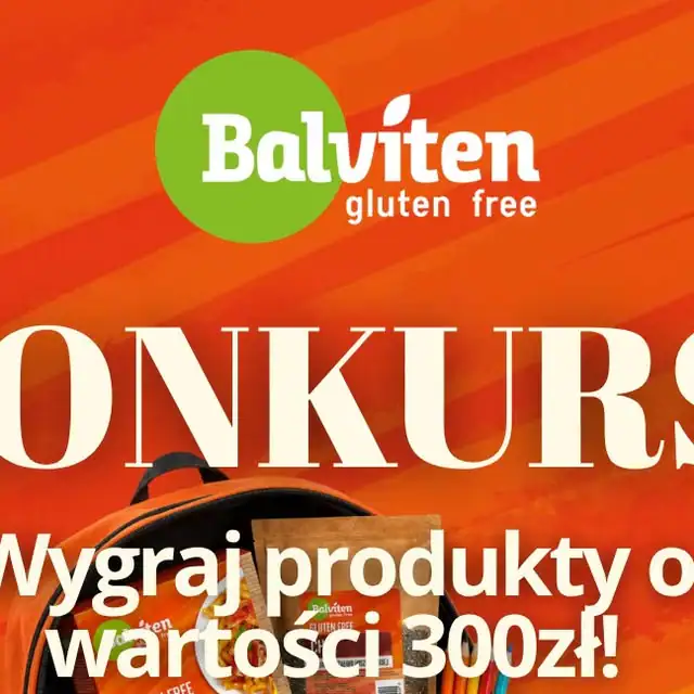 Konkurs Balviten " Paczka produktów o wartości 300 zł" — tło