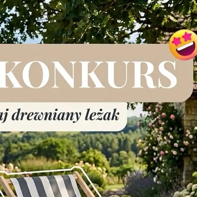 Konkurs Homavi "Drewniany leżak do strefy chilloutu"
