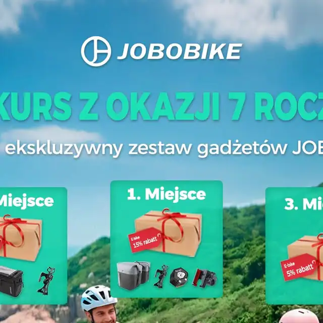 Konkurs JOBOBIKE "KONKURS Z OKAZJI 7 ROCZNICY JOBOBIKE! "