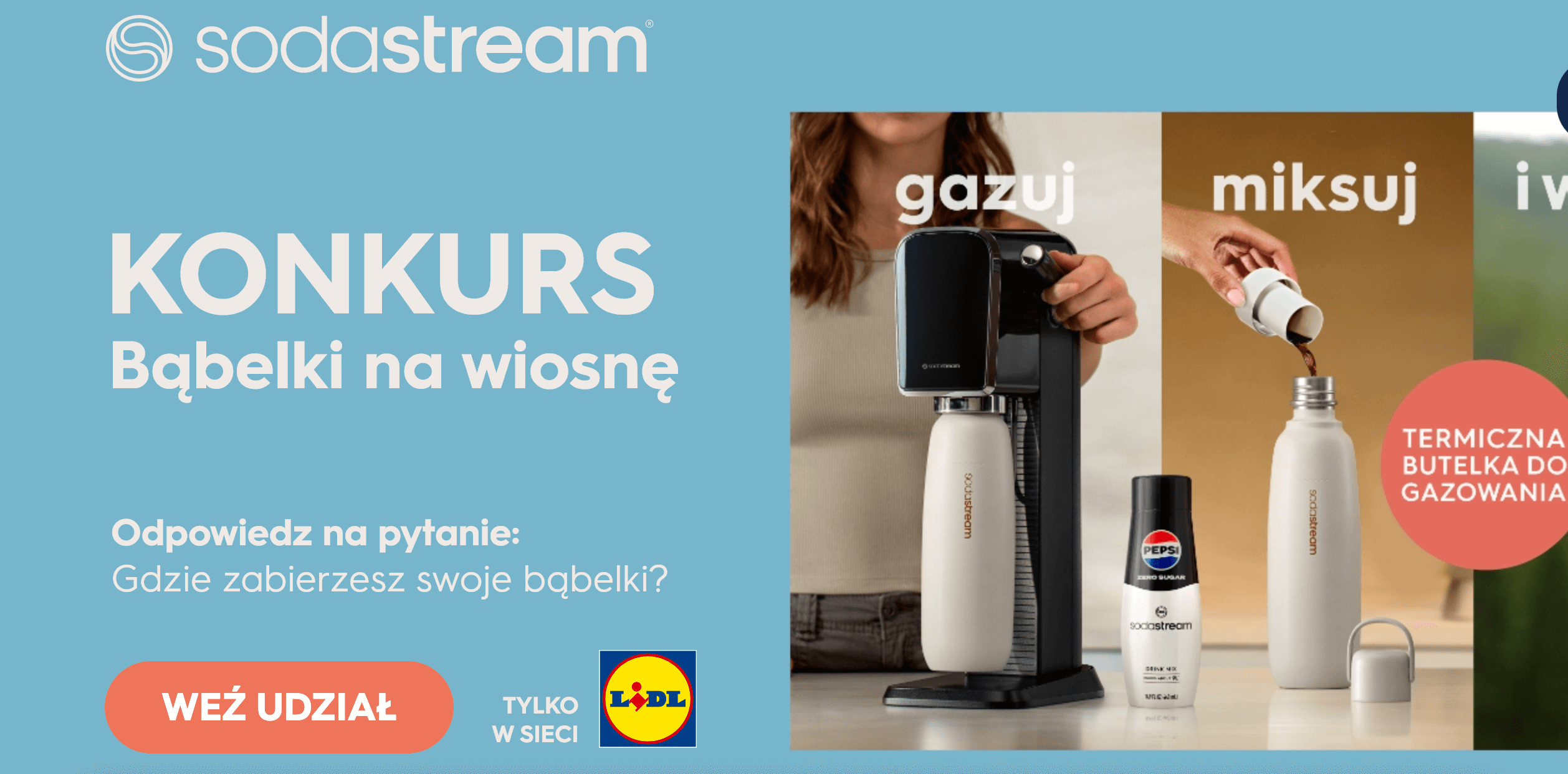 Konkurs SodaStream "Bąbelki na wiosnę”