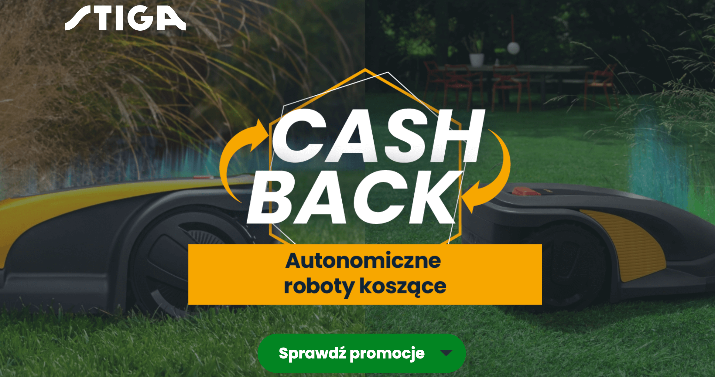  STIGA roboty koszące Cashback