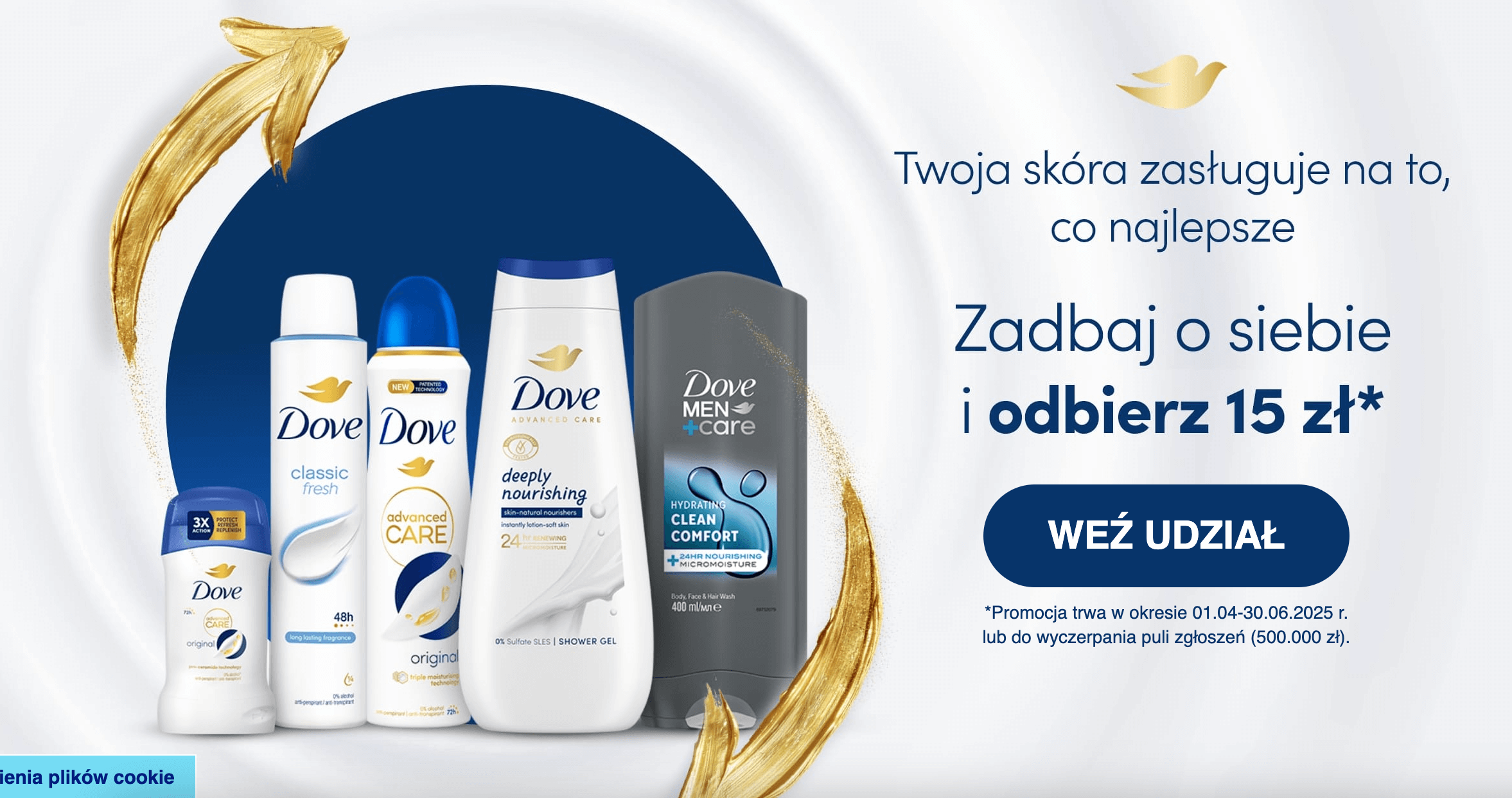 Promocja DOVE "Najlepsza pielęgnacja nic nie kosztuje!"