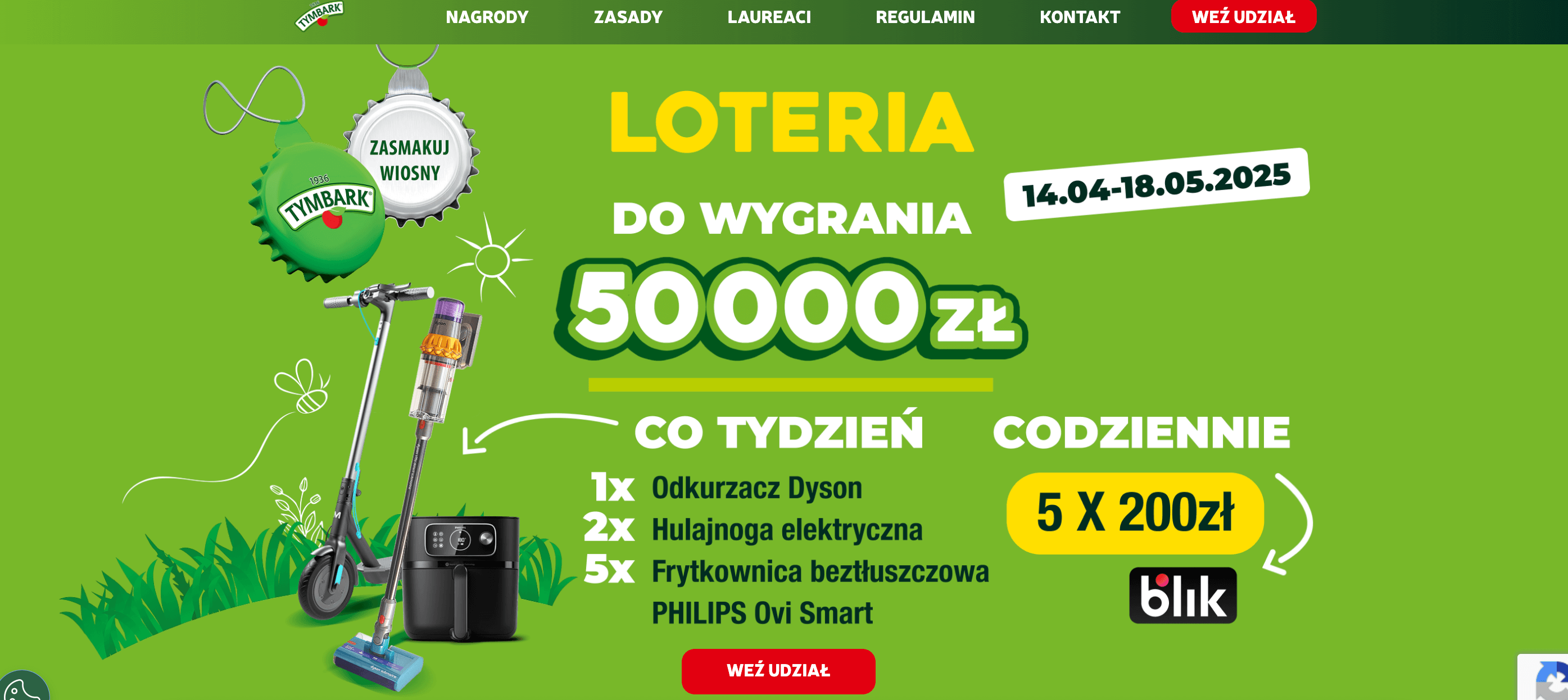 Loteria Tymbark "Tymbark zasmakuj wiosny"