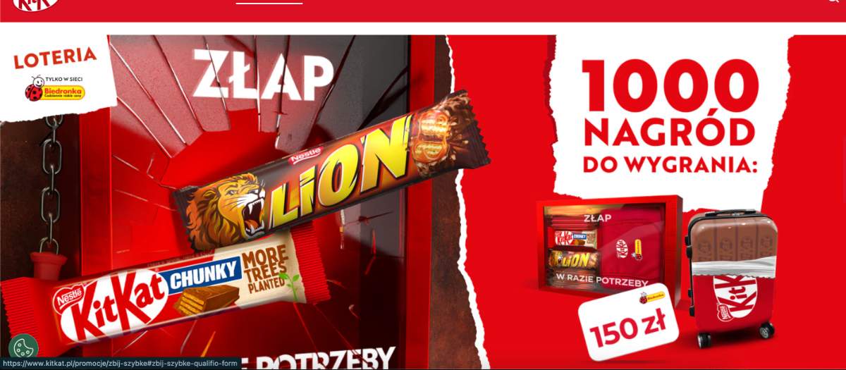Loteria KitKat ”W RAZIE POTRZEBY PRZERWY”