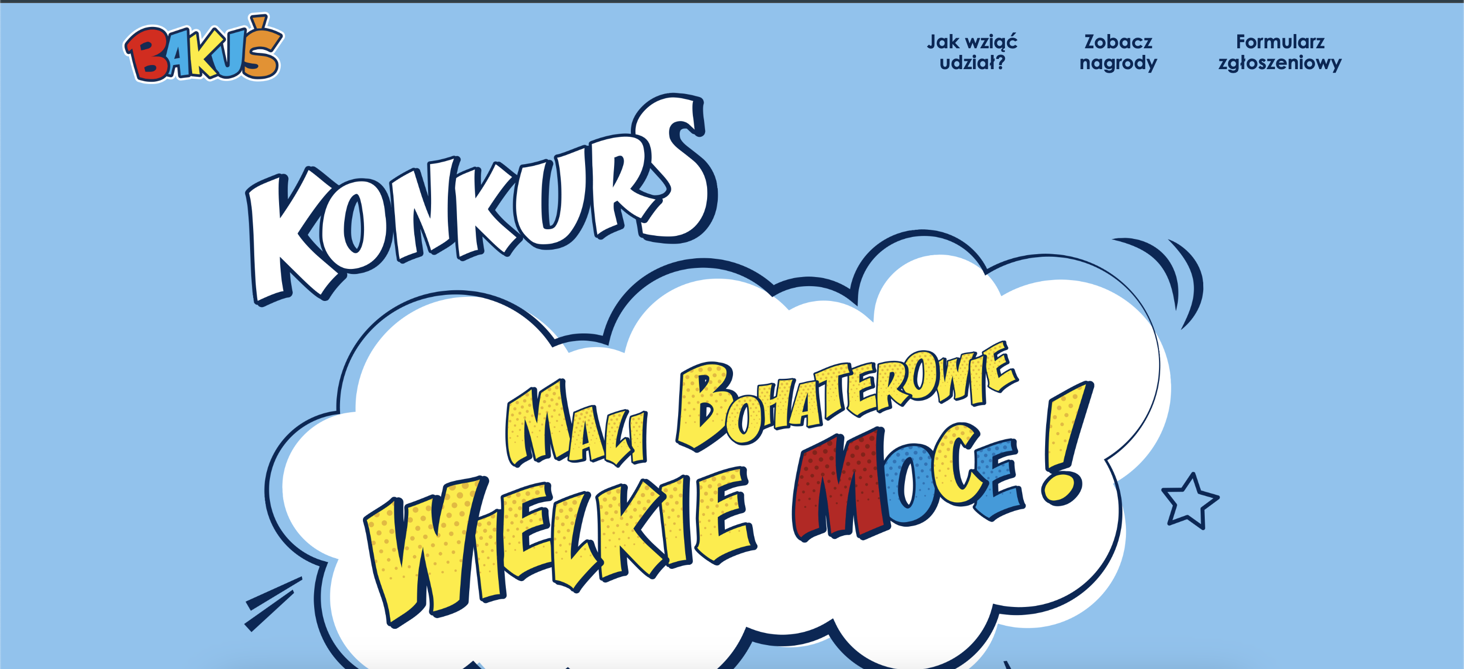 Konkurs Bakuś "Mali bohaterowie, wielkie moce"