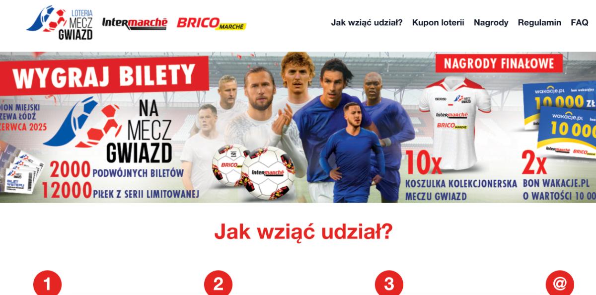 Loteria Intermarche "Wygraj bilety na Mecz Gwiazd!"