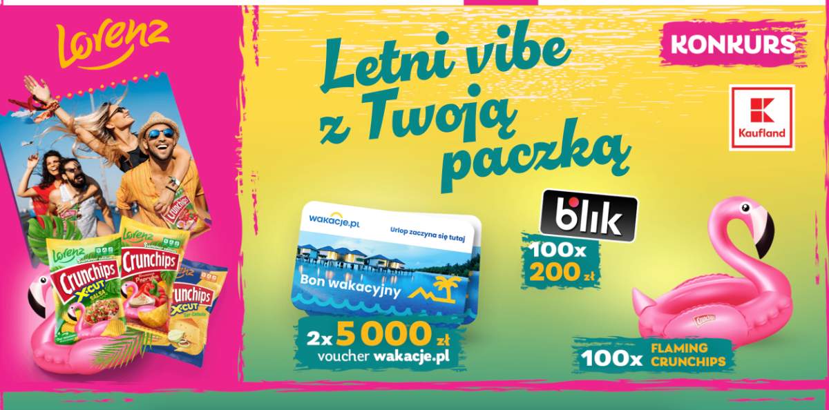 Konkurs Crunchips  „Letni vibe z Twoją paczką" 