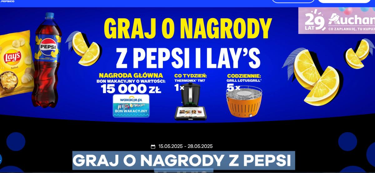 Konkurs „Graj o nagrody z Pepsi i Lay’s” 
