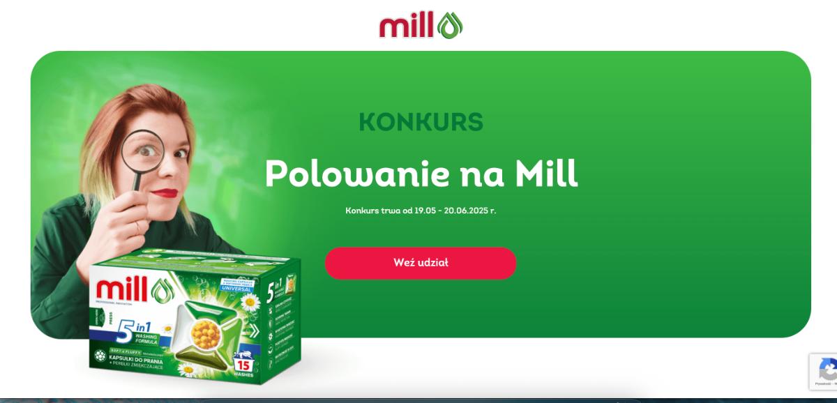 Konkurs ,,Polowanie na kapsułki MILL”