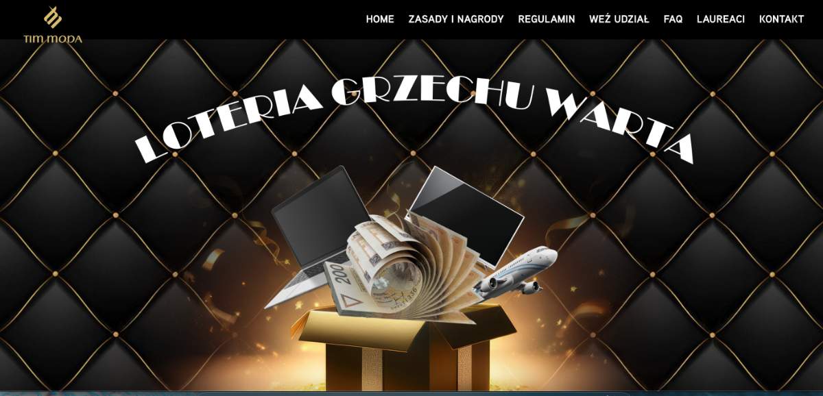 Loteria TIM MODA " Loteria Grzechu Warta"
