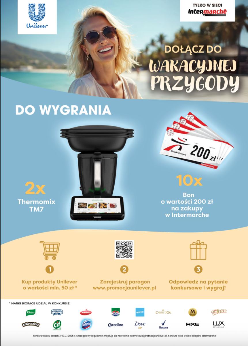 Konkurs Unilever w InterMarche "Dołącz do wakacyjnej przygody”