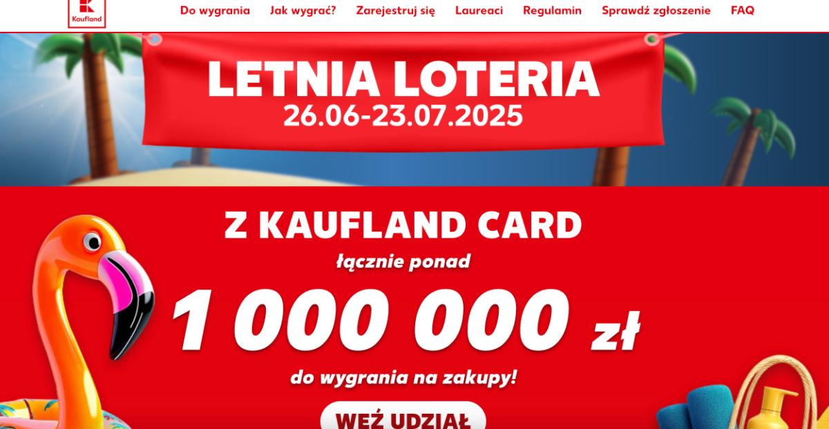 Letnia loteria z Kaufland Card
