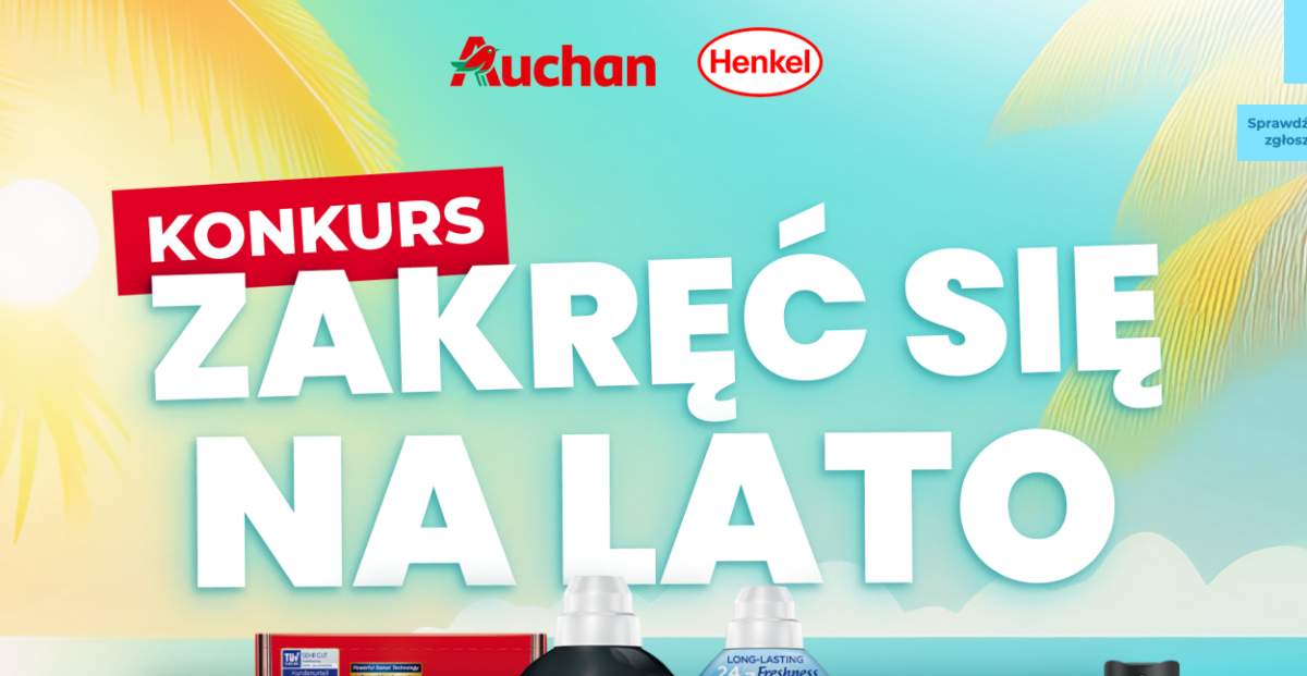 Konkurs Auchan x Henkel „Zakręć się na Lato”