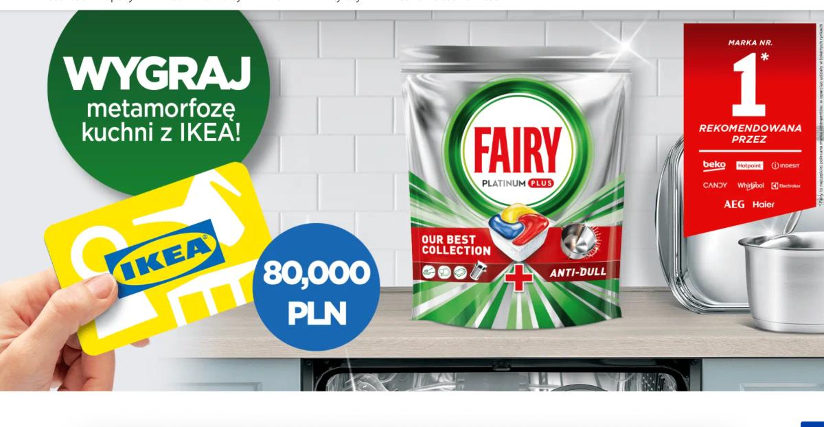 Konkurs Wygraj metamorfozę kuchni z Fairy