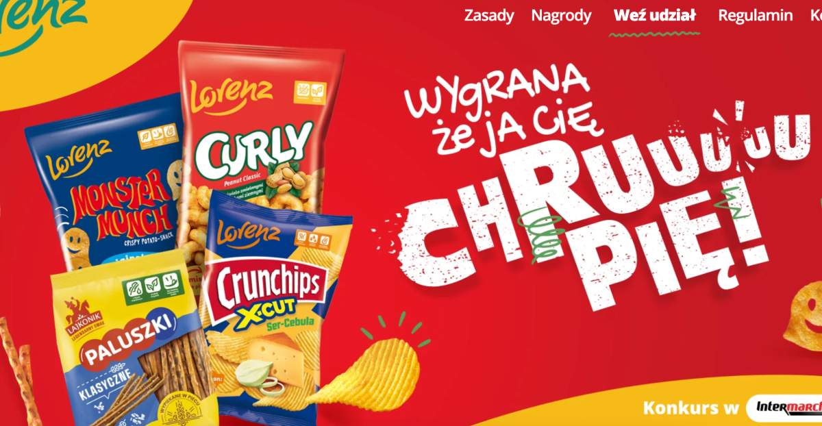 Konkurs Intermarche x Lorenz „WYGRANA ŻE JA CIĘ CHRUUUPIĘ!”