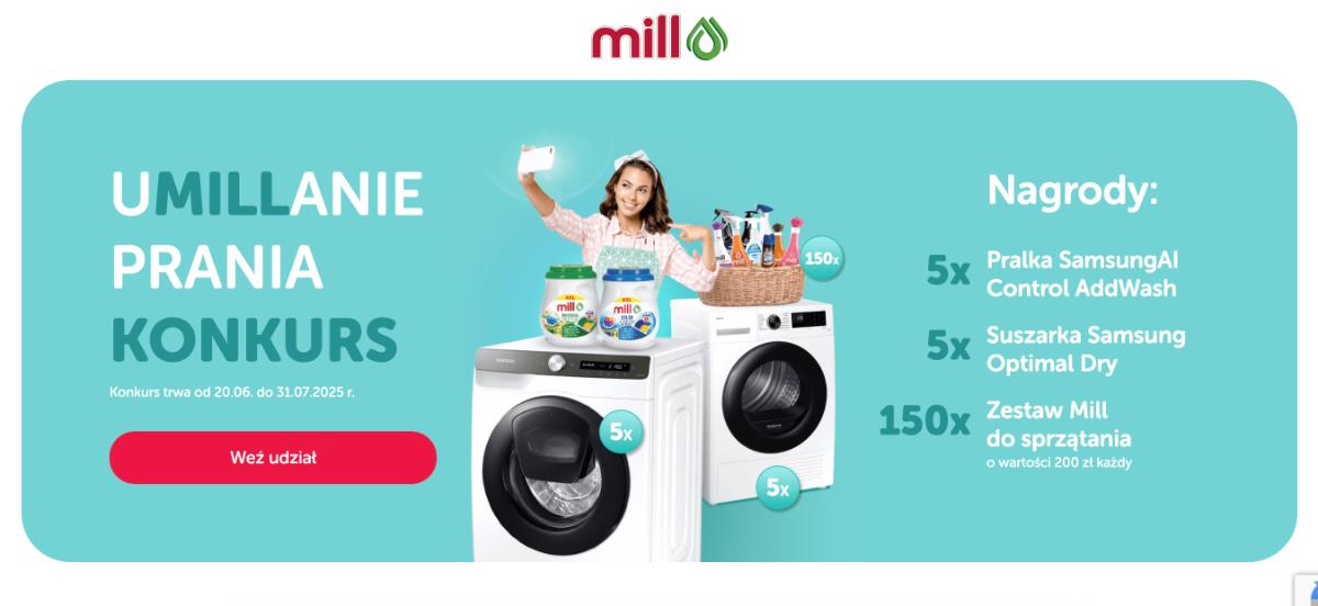 Konkurs Auchan x Mill ,,UMILLANIE PRANIA”