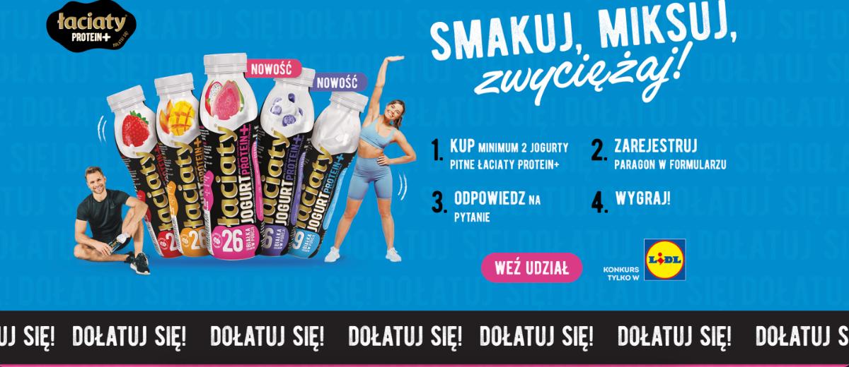 Konkurs Lidl x Łaciaty „Smakuj, miksuj, zwyciężaj!”