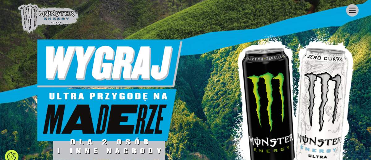 Loteria Kaufland x Monster "Wygraj ultra przygodę na Maderze!"