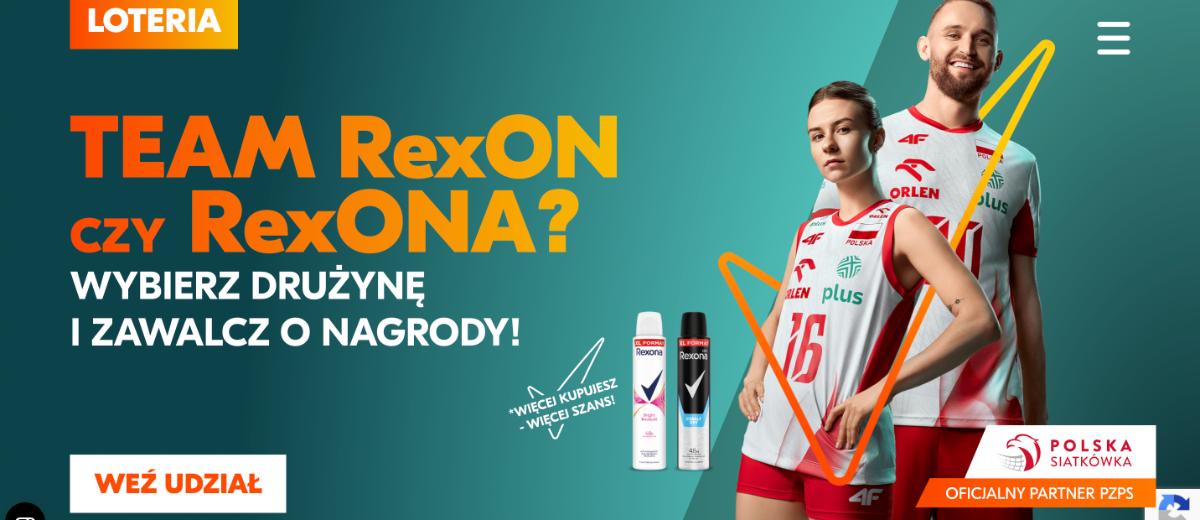 Loteria Rexona „Team Rex|ON czy Rex|ONA?”