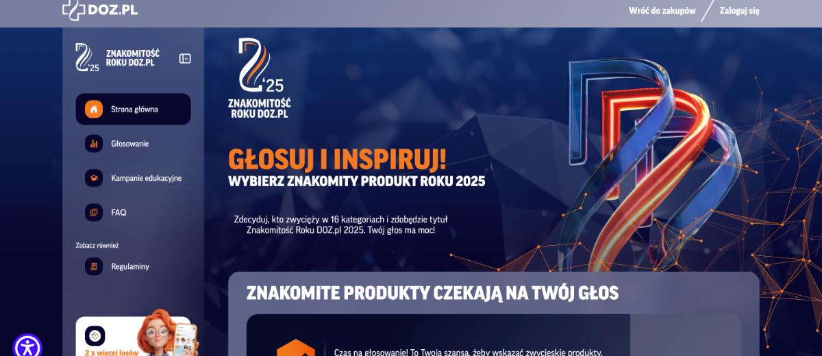 Loteria Doz.pl „Plebiscyt Znakomitość Roku 2025”
