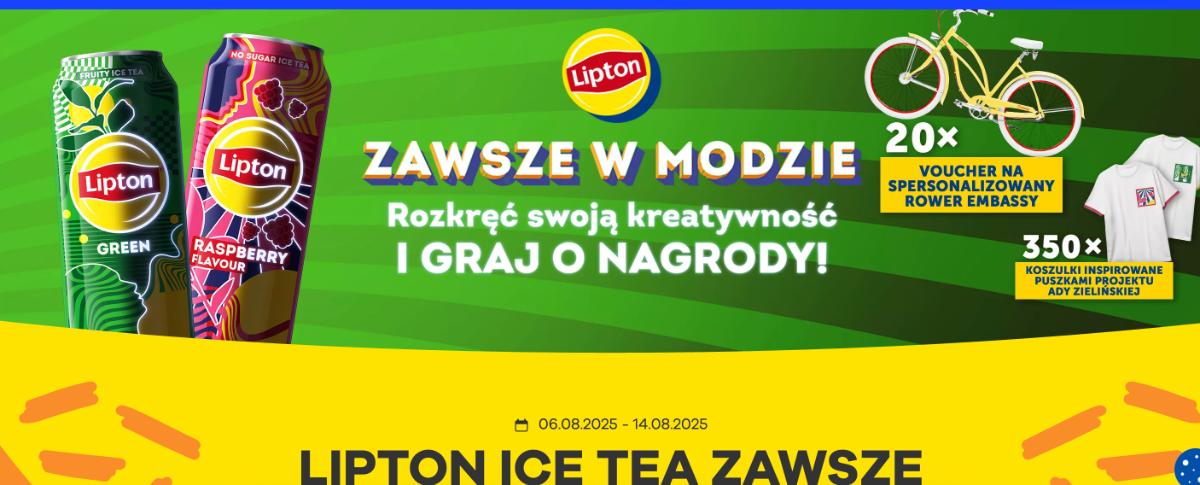 Konkurs Żabka x Lipton „Lipton Ice Tea zawsze w modzie”