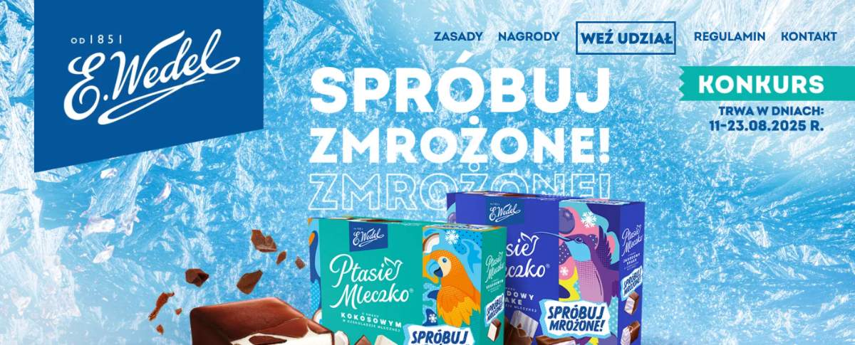 Konkurs Lidl x Ptasie Mleczko „SPRÓBUJ ZAMROŻONE”