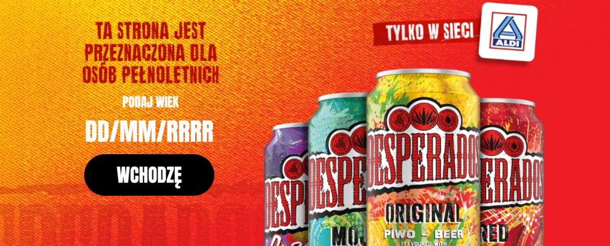 Loteria Aldi x Desperados „Desperados w Aldi”
