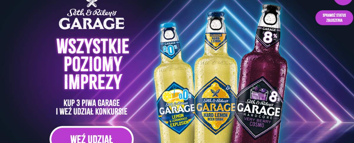 Konkurs Żabka x Garage " Garage - wszystkie poziomy imprezy - edycja II"