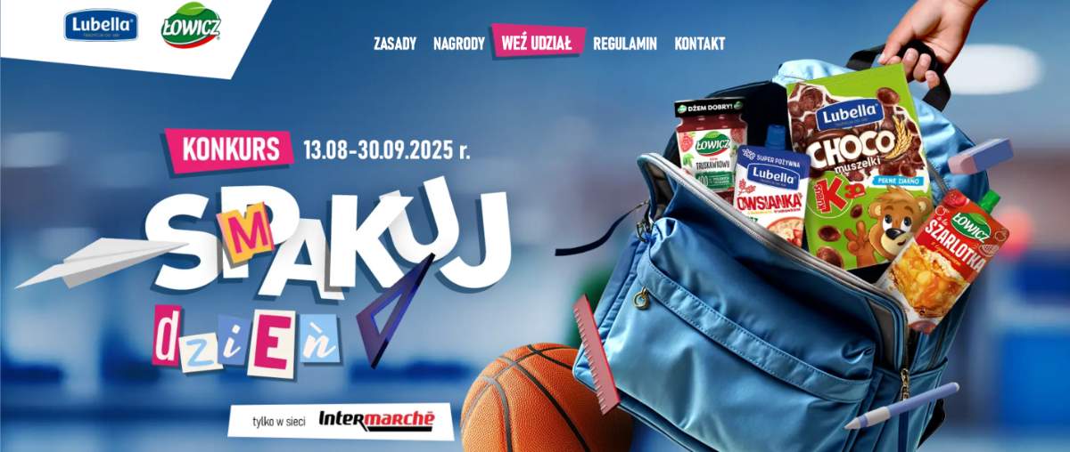 Konkurs Intermarche x Lubella oraz Łowicz „SMAKUJ DZIEŃ”