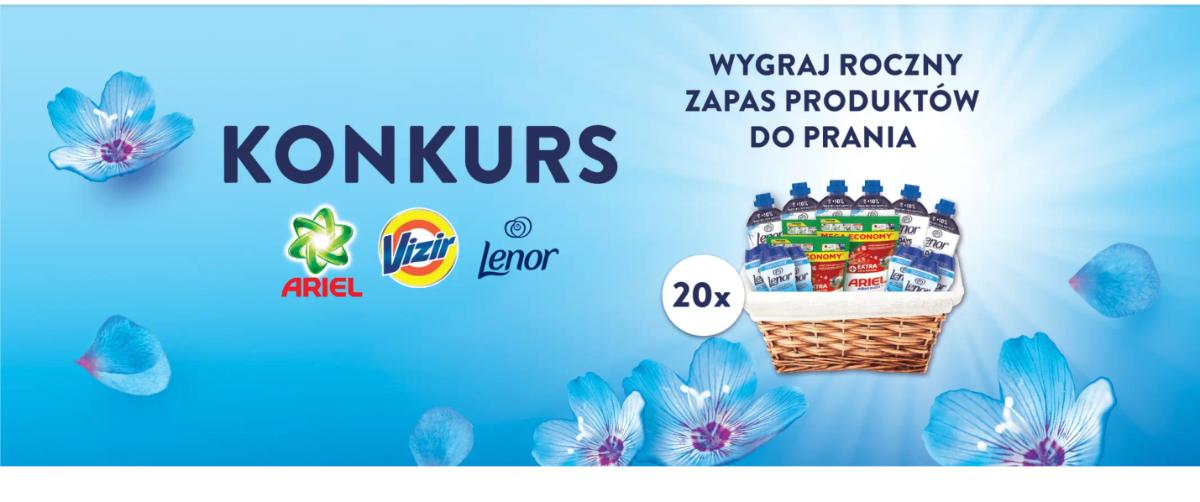 Konkurs Kaufland x Vizir, Lenor, Ariel „Czysta wygrana w Kaufland ”