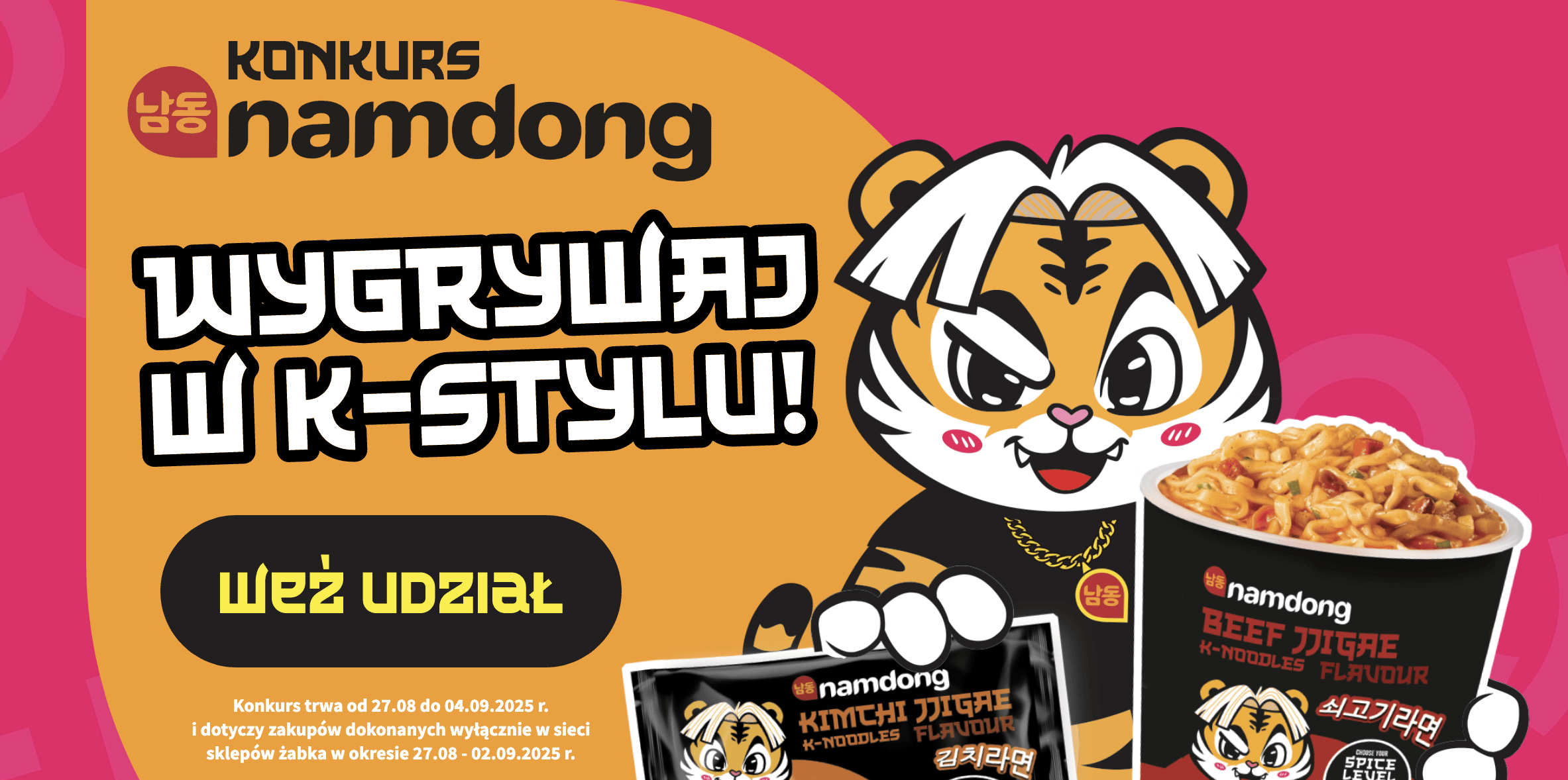 Konkurs Żabka x Namdong „Wygrywaj w K-Stylu!”