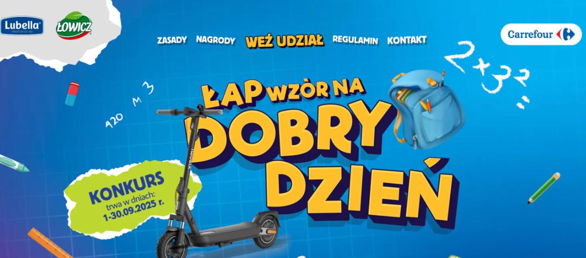 Konkurs Carrefour x Lubella, Krakus lub Kotlin „ŁAP WZÓR NA DZIEŃ DOBRY”