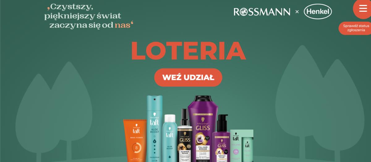 Loteria Rossmann „Loteria czysty świat!”