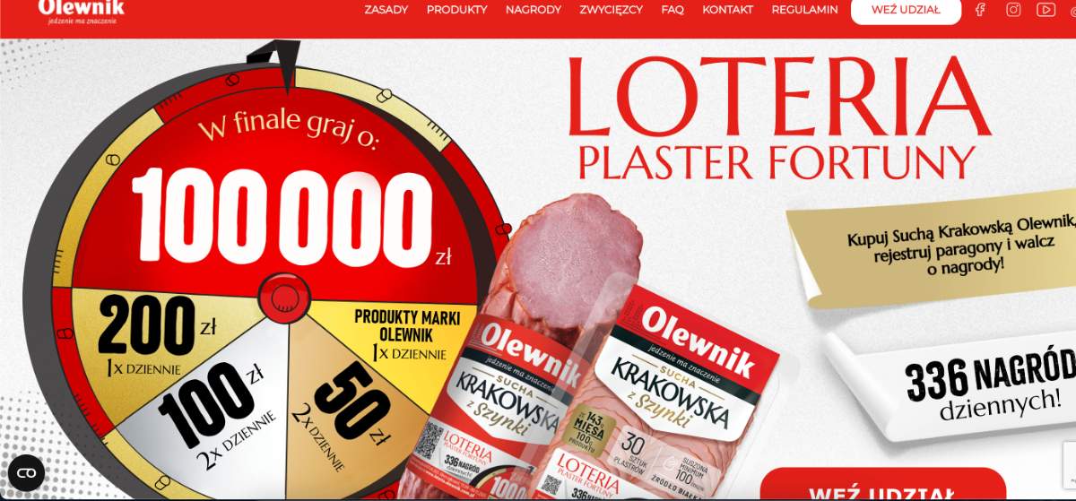 Loteria Olewnik "Plastry Fortuny"