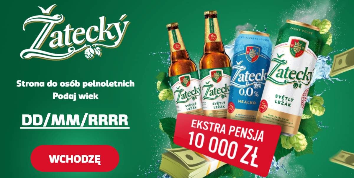 Konkurs Żabka x Zatecky "Zatecky - ekstra pensja"