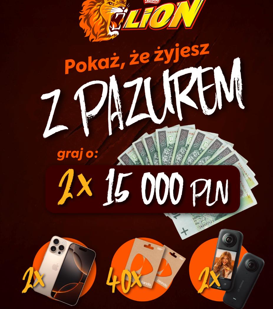 Konkurs Lion „WYZWANIE Z PAZUREM OD LION!”