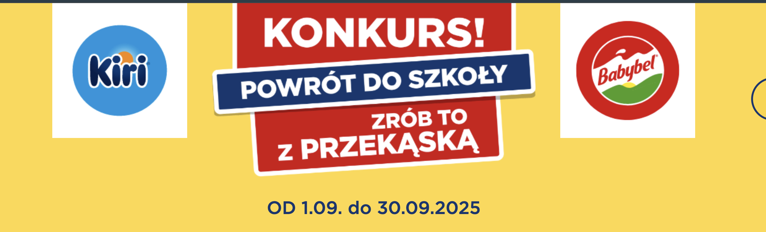 Konkurs Kiri i Mini Babybel "Powrót do szkoły, zrób to z przekąską!”