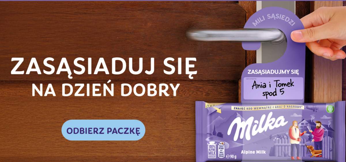 Promocja Milka „Sąsiedzka paczka Milka”
