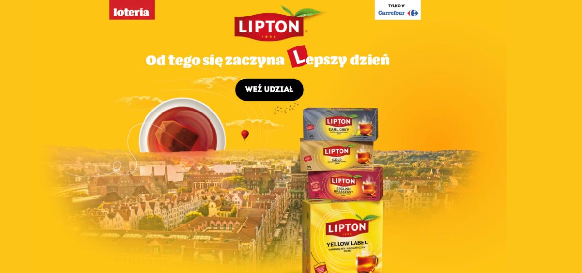 Loteria Carrefour x Lipton „Wygrywaj z Lipton w Carrefour!”