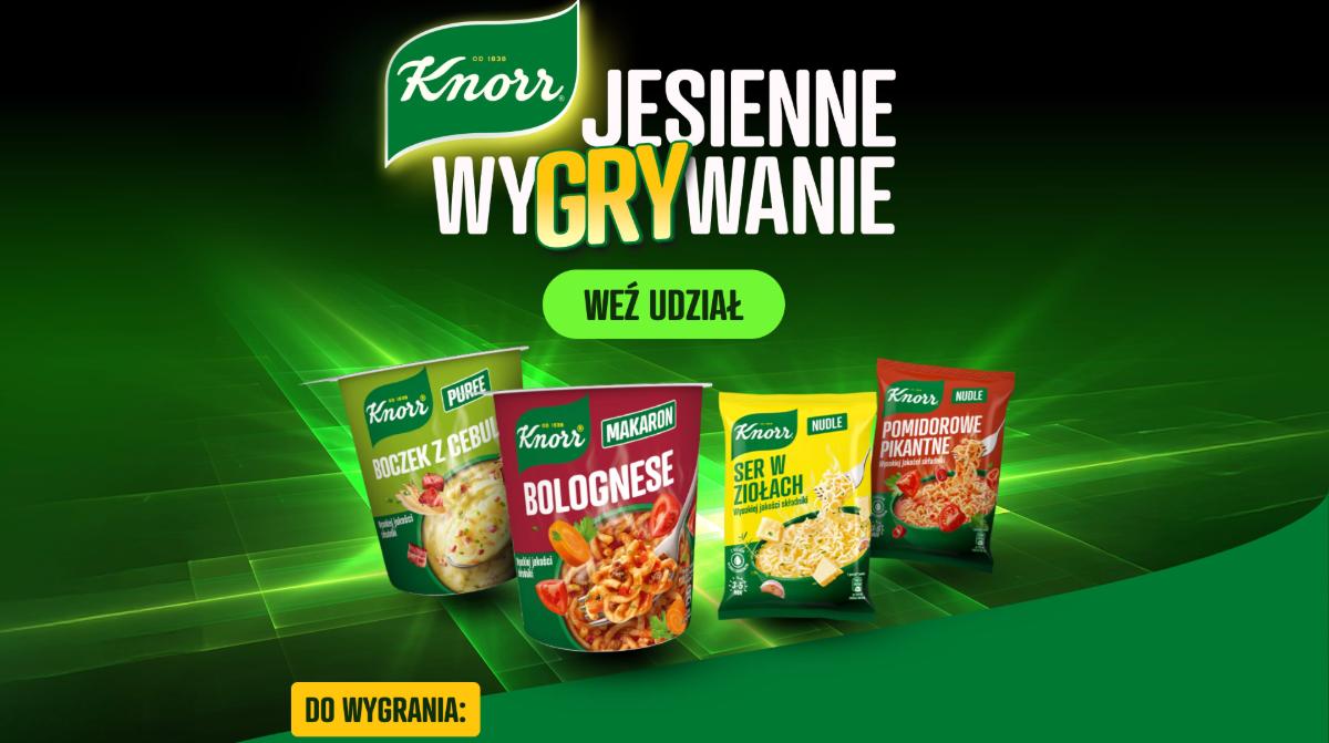 Konkurs Knorr x Żabka „Knorr - Jesienne wygrywanie”