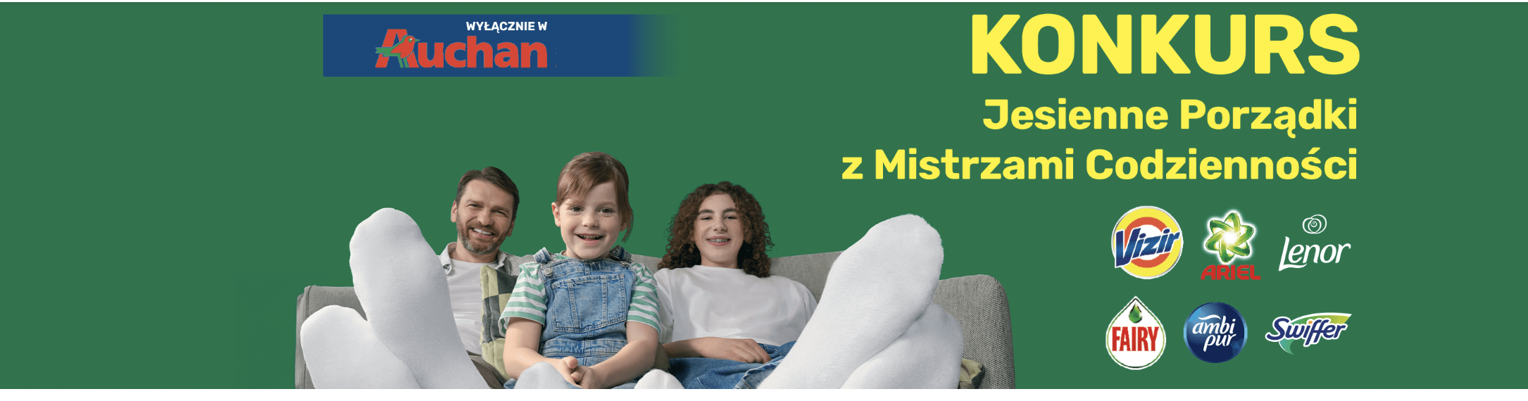 Konkurs Procter & Gamble x Auchan „Jesienne Porządki z Mistrzami Codzienności ”