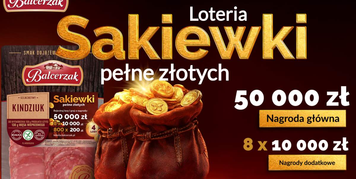 Loteria Balcerzak „Sakiewki pełne złotych”
