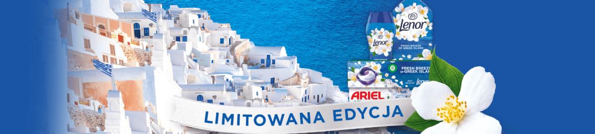 Konkurs Ariel i Lenor x Kaufland, Carrefour, E.Leclerc i Auchan „Lenor Ariel Fresh Breeze of Greek