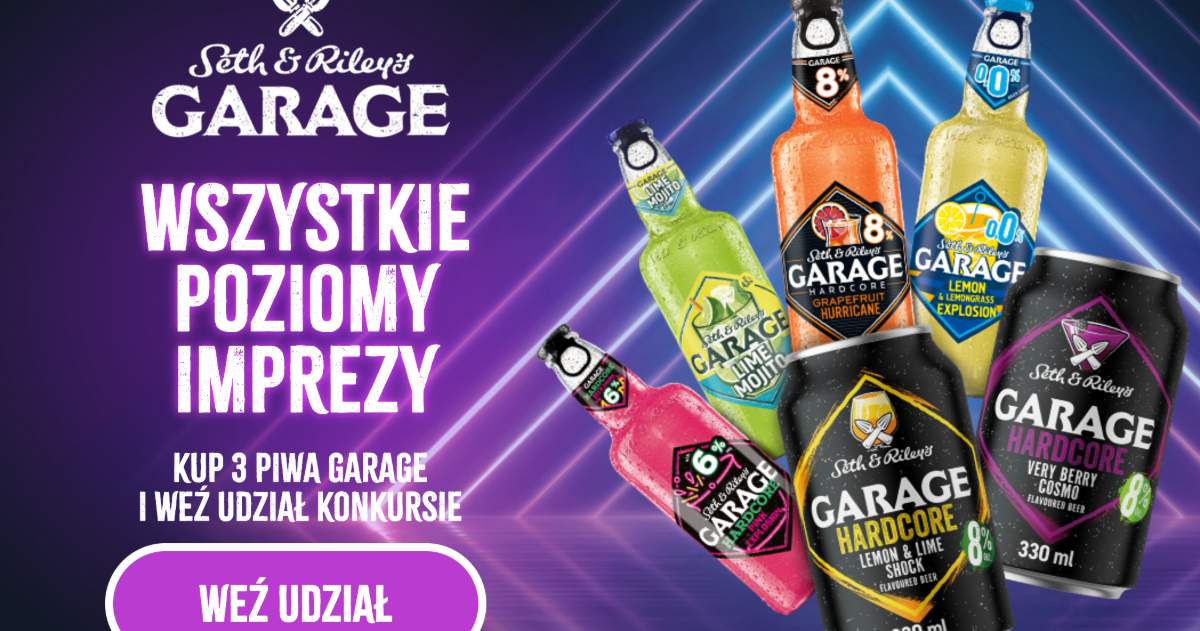 Konkurs Garage x Żabka "Wszystkie poziomy imprezy - III edycja"