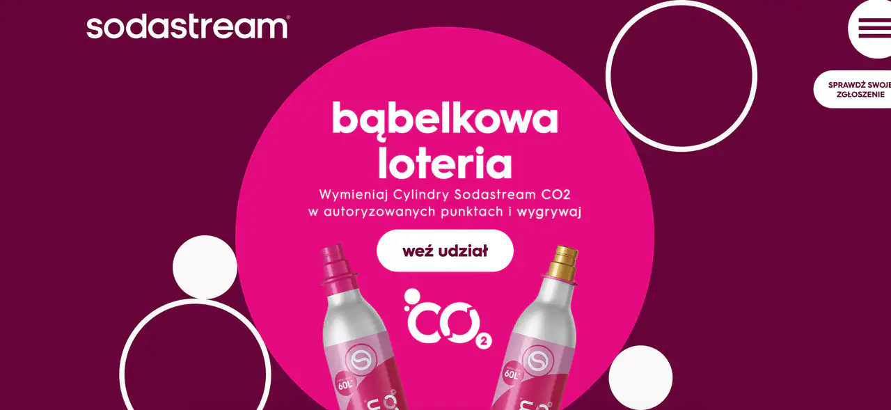 Loteria  SodaStream "Bąbelkowa loteria".