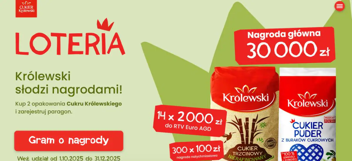 Loteria Cukier Królewski "Królewska Loteria"